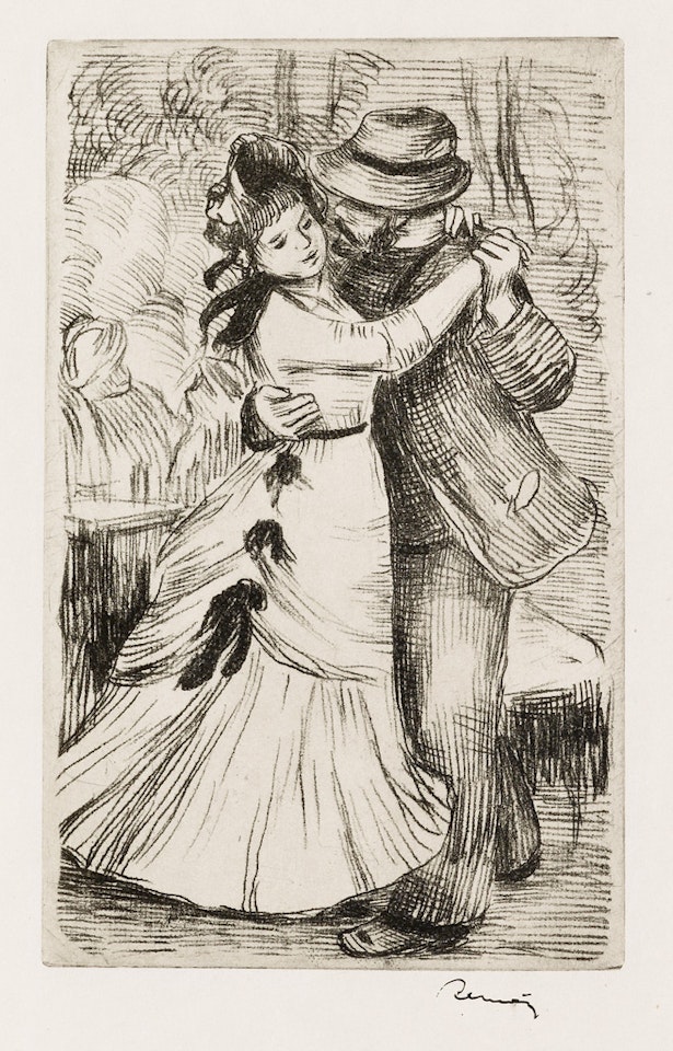 La Danse à la Campagne, 2e planche by Pierre-Auguste Renoir