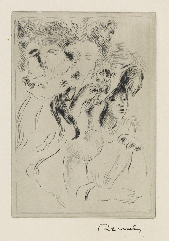 Le Chapeau Épinglé (2e planche) by Pierre-Auguste Renoir