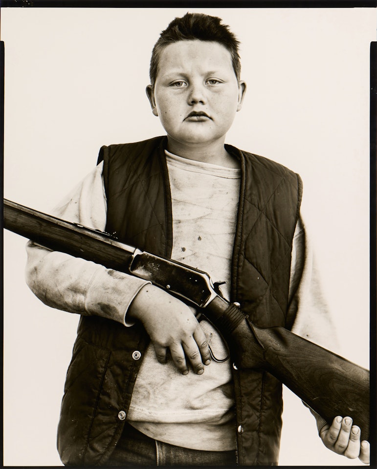 B. J. Van Fleet, Nine Year Old, Ennis, Montana, July 2, 1982 by Richard Avedon