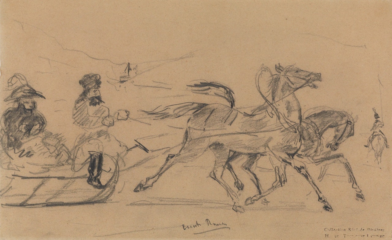 Traîneau by Henri de Toulouse-Lautrec