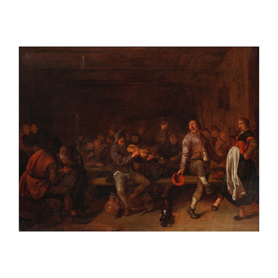 Danseurs dans une taverne by Jan Miense Molenaer