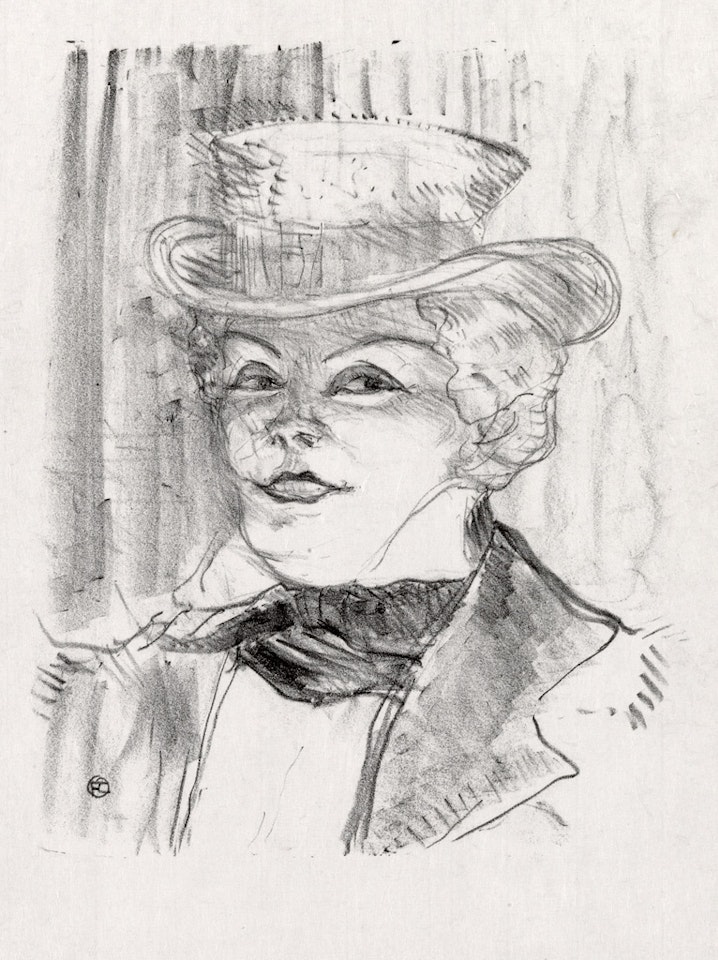 Madame Réjane by Henri de Toulouse-Lautrec