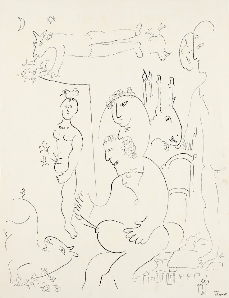 Autour du peintre by Marc Chagall