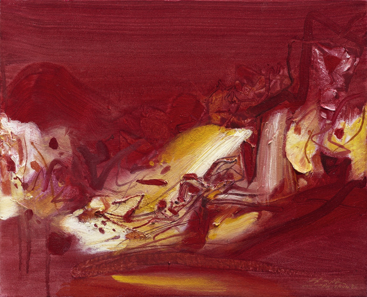 Les Rouges II by Chu Teh-Chun