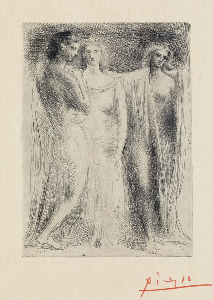 Les trois femmes by Pablo Picasso