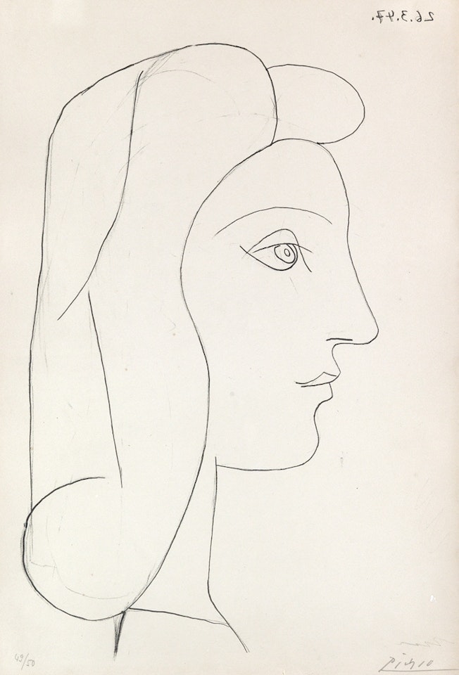 Profil de Femme by Pablo Picasso