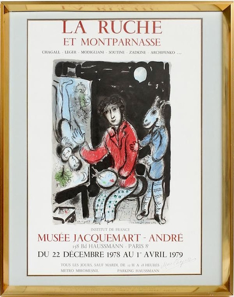 "LA RUCHE ET MONTPARNASSE" by Marc Chagall