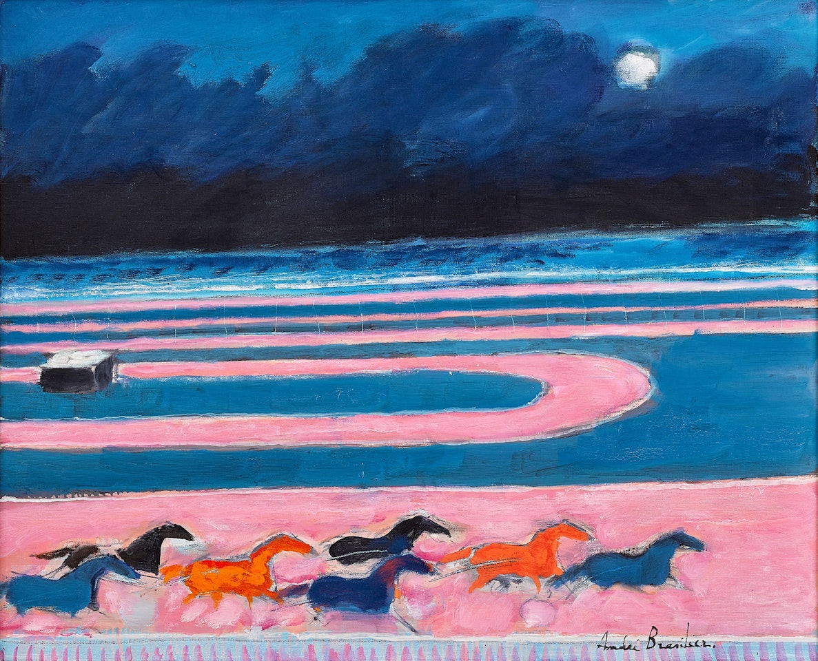 Courses en nocturne by André Brasilier