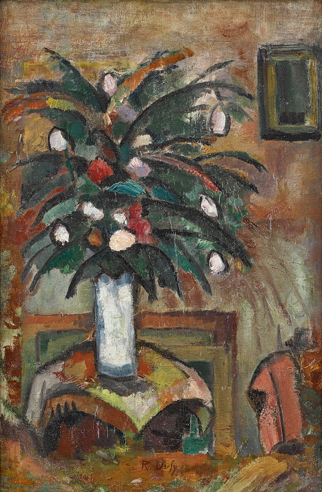 Fleurs dans un vase by Raoul Dufy