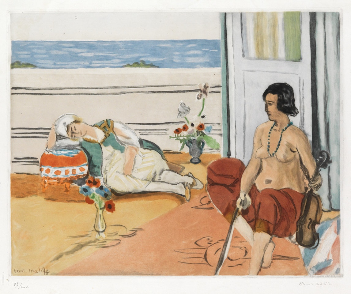 Odalisque sur la Terrasse by Henri Matisse