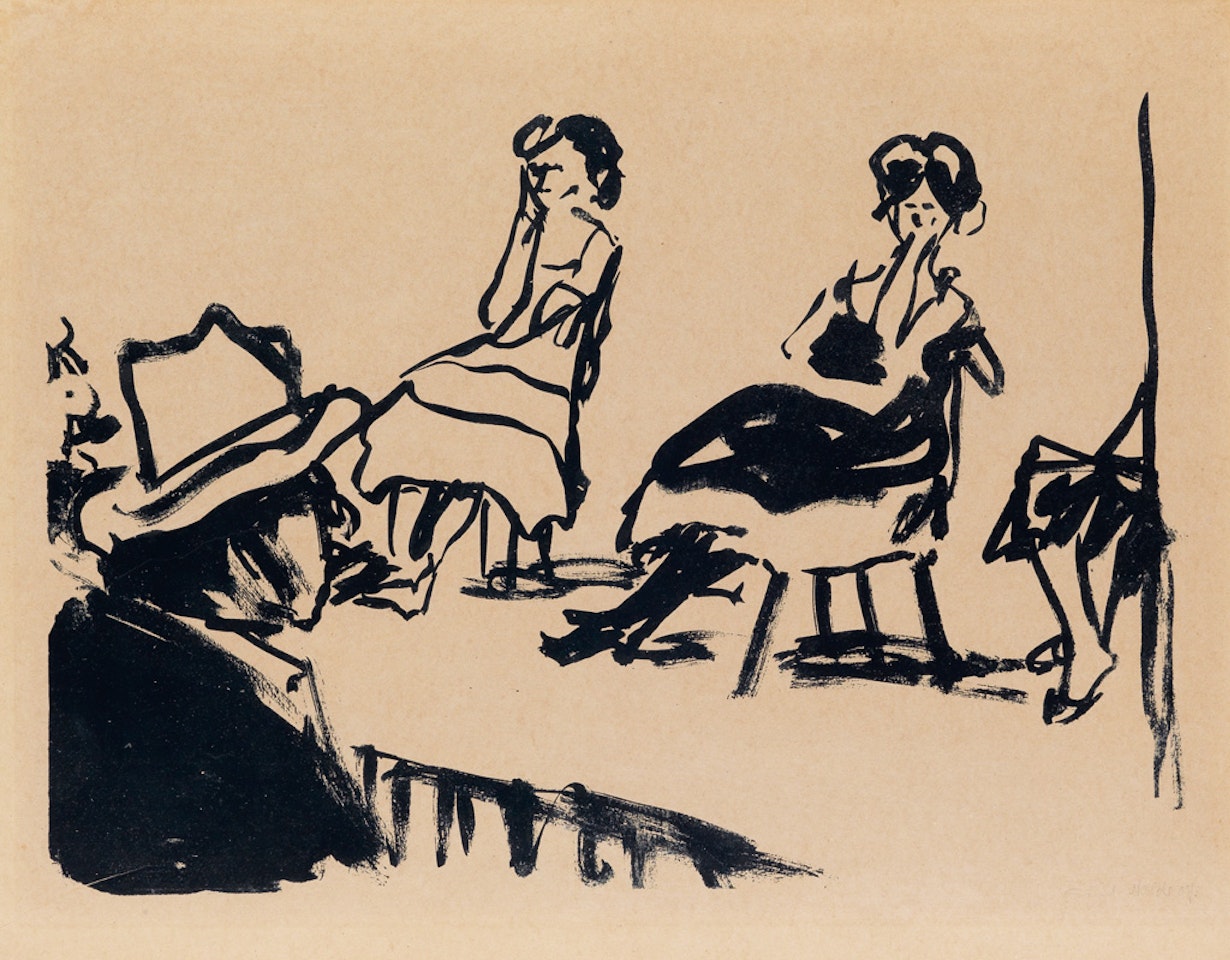 Tingel-Tangel I by Emil Nolde