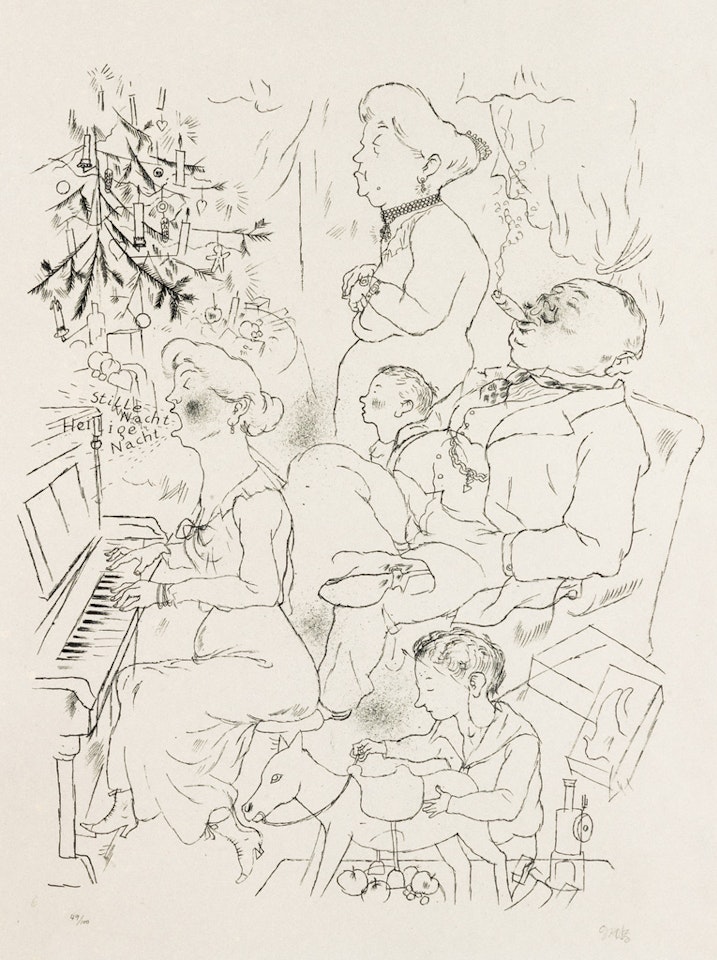 Gottes sichtbar Segen ist bei mir by George Grosz