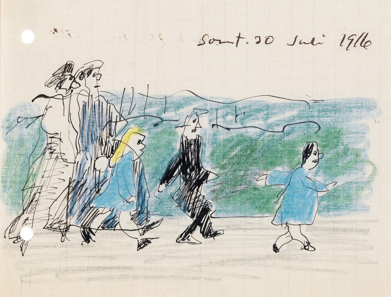 Spaziergang by Lyonel Feininger