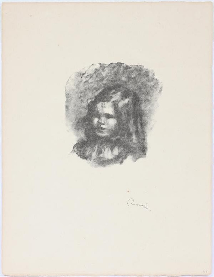 CLAUDE RENOIR, TOURNE A GAUCHE by Pierre-Auguste Renoir