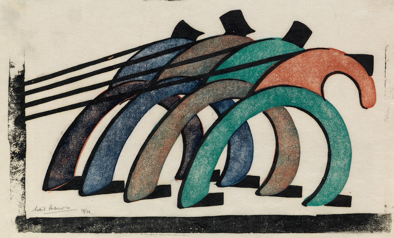 Haulers by Sybil Andrews