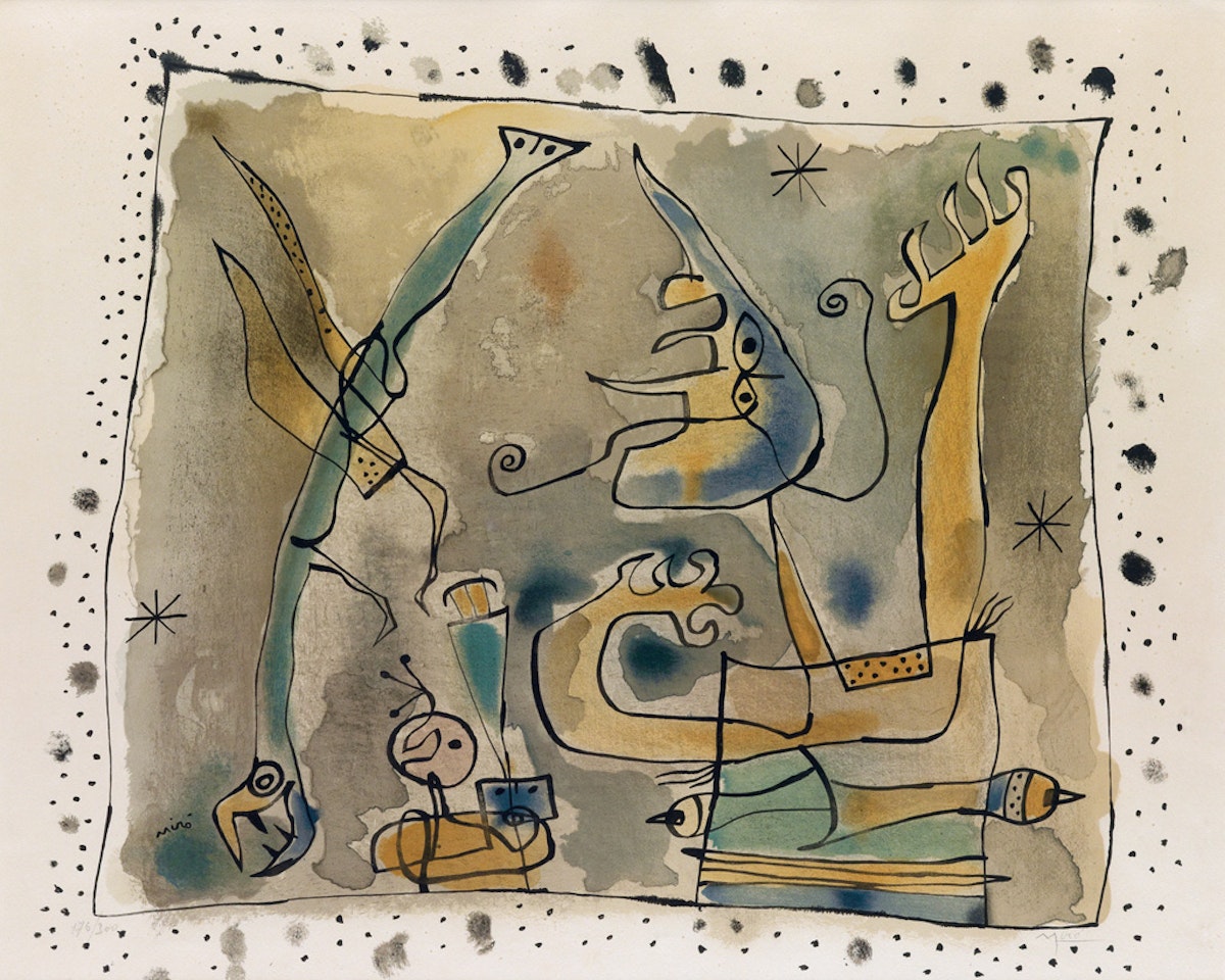 Après l'orage by Joan Miró