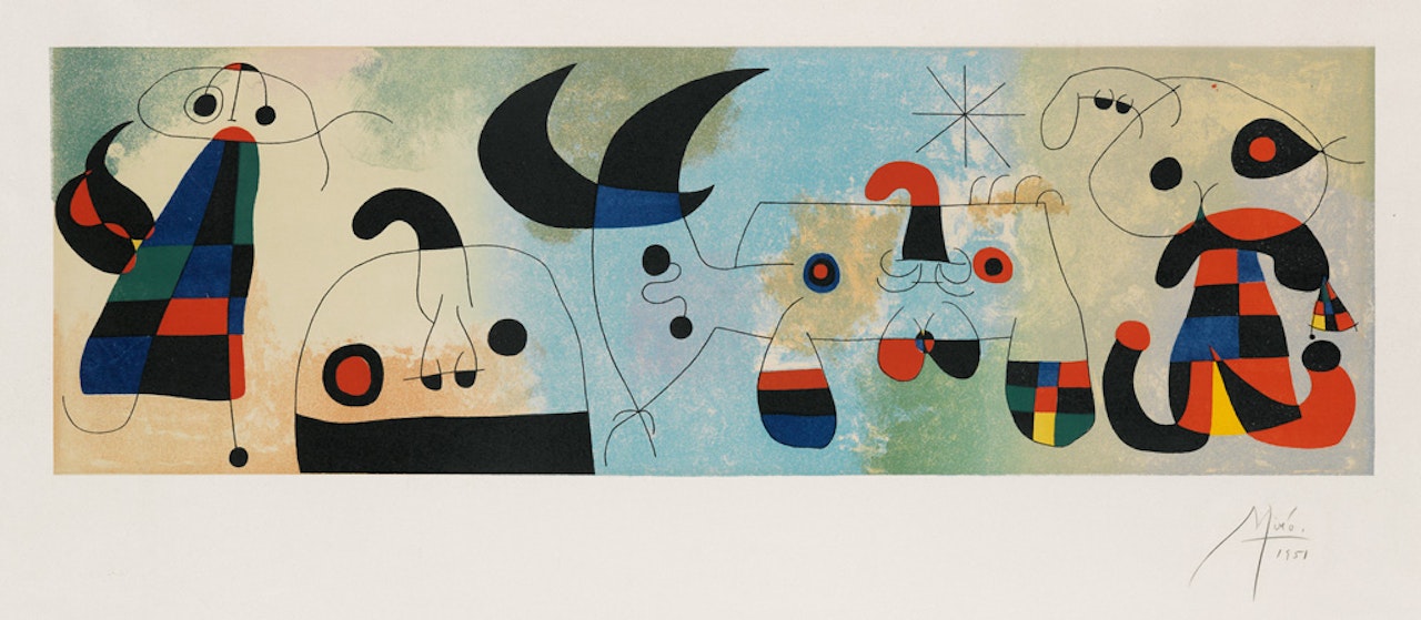 Sur Quatre Murs by Joan Miró