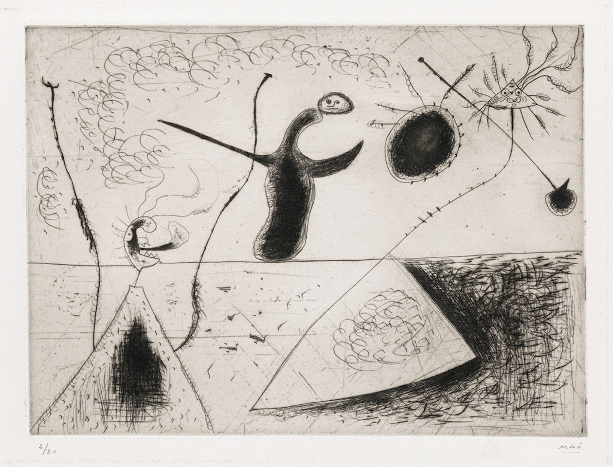 La Ligne d'Horizon by Joan Miró
