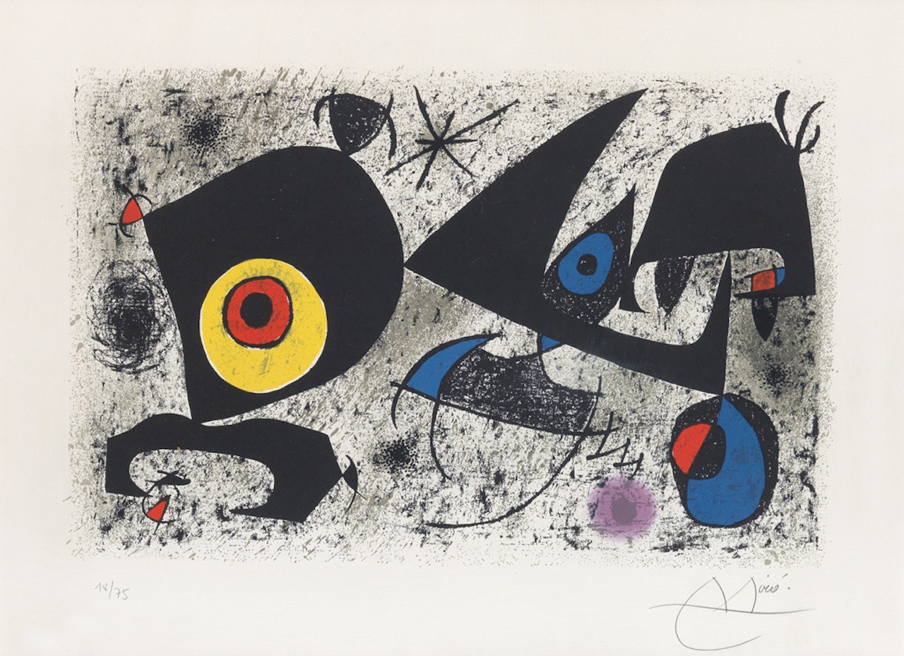 Hommage a Miró by Joan Miró