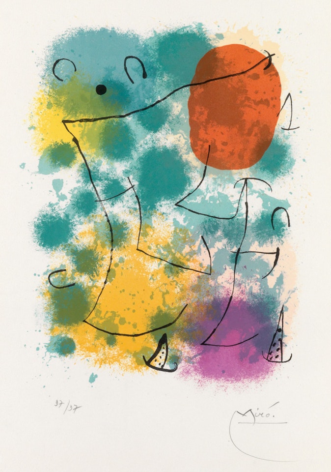 Hommage à Rimbaud by Joan Miró