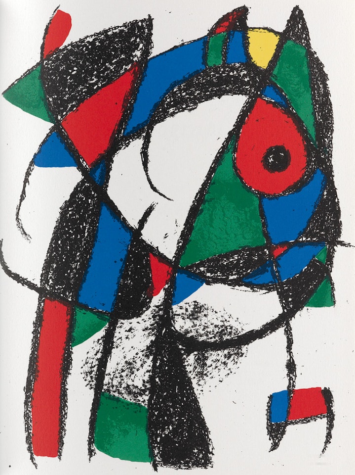 Miró Lithographs I-IV by Joan Miró