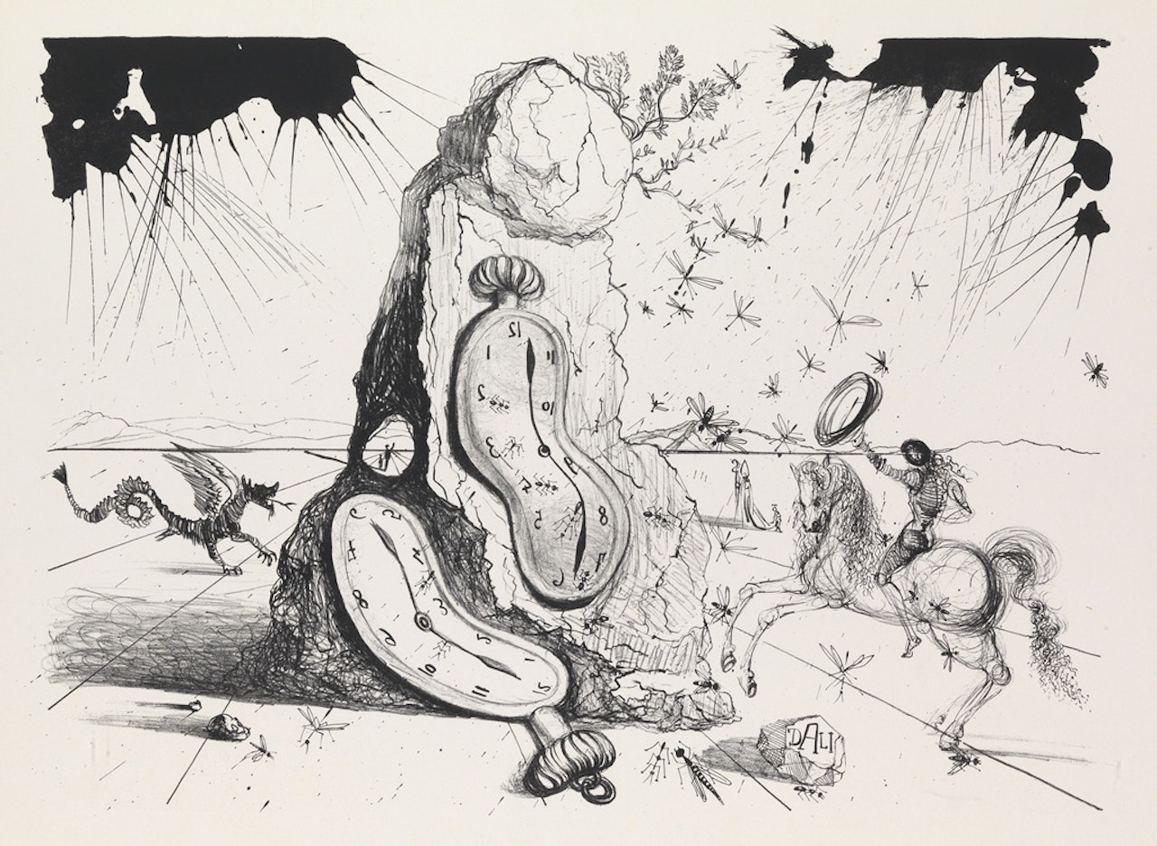 Cosmic Rays Resuscitating Soft Watches by Salvador Dali