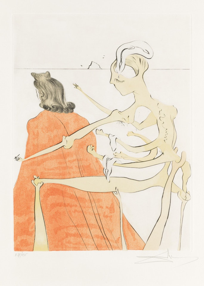 Le Dos Divin de Gala by Salvador Dali