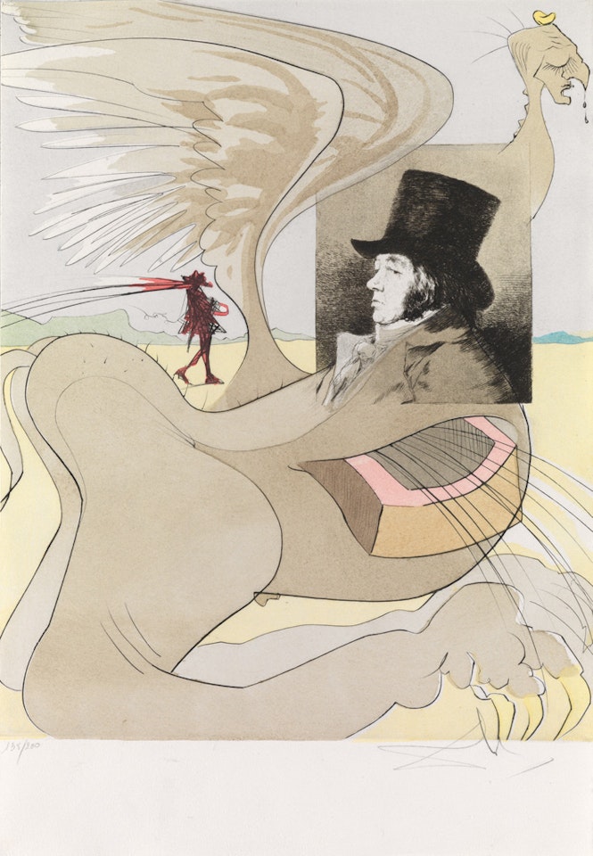 Les Caprices de Goya by Salvador Dali