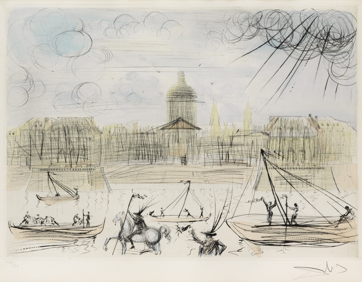 L'Académie de Paris by Salvador Dali