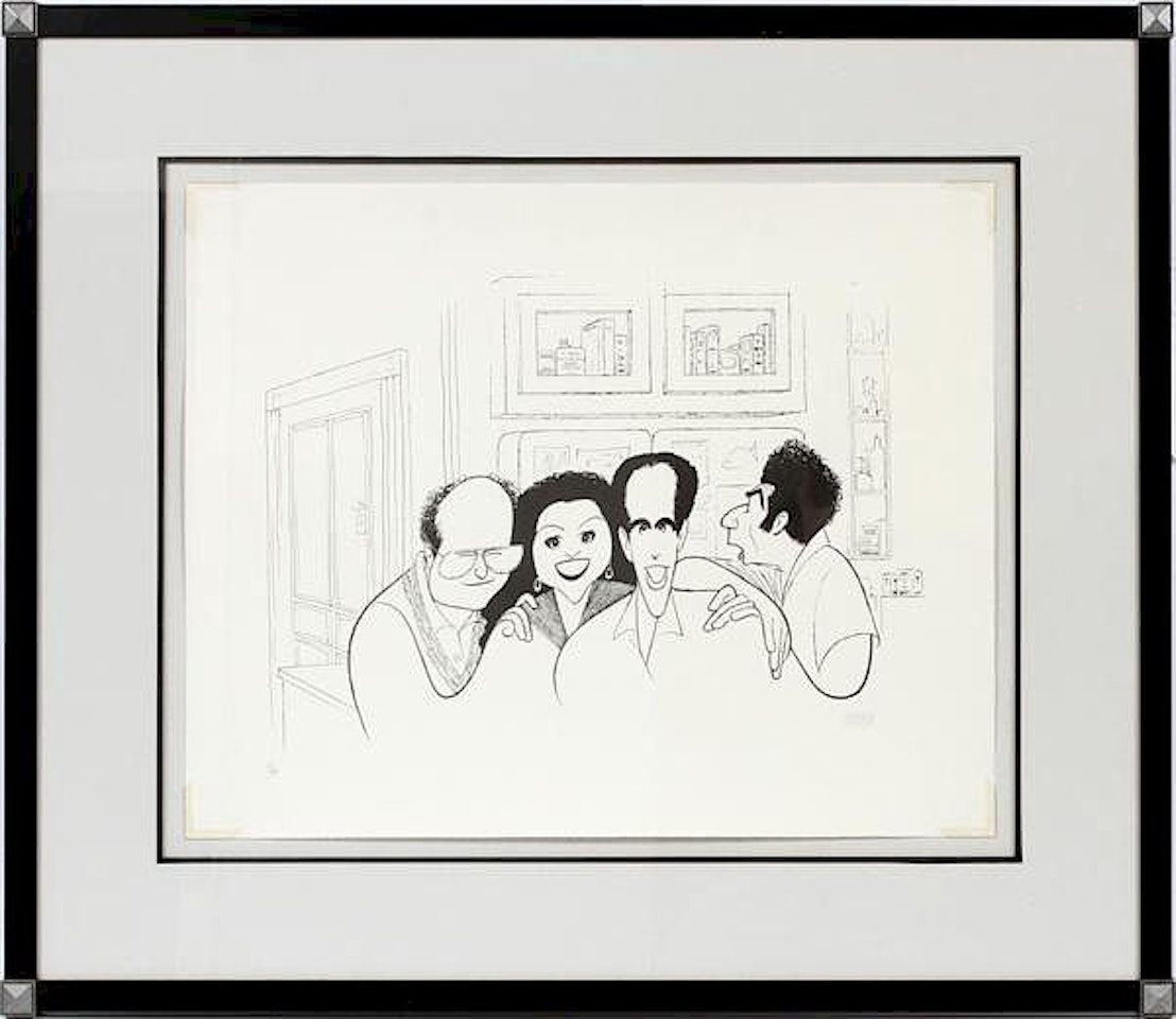 Seinfeld Finale by Al Hirschfeld