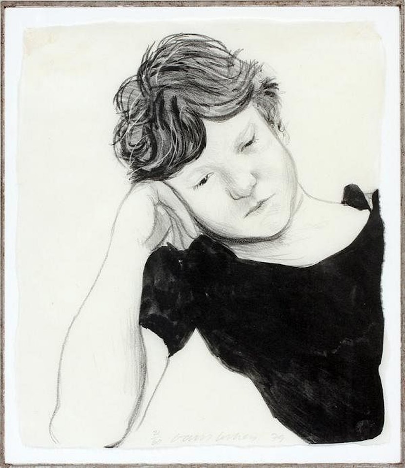 Byron on Hand by David Hockney