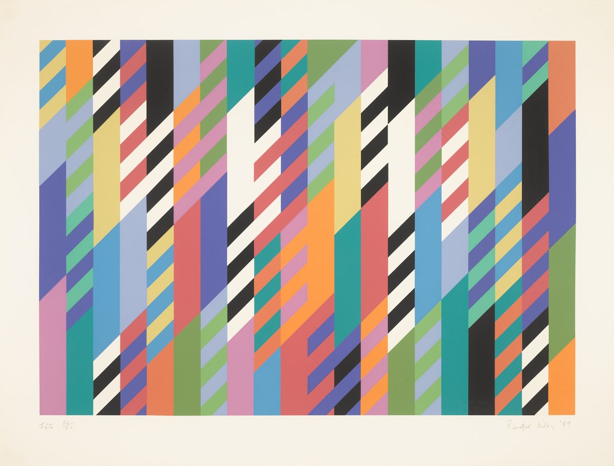 Fête by Bridget Riley