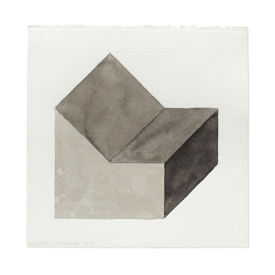 Form Derived from a Cubic Rectangle by Sol LeWitt