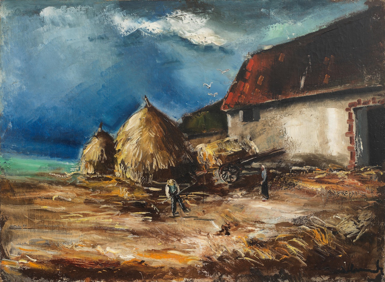 Cour de ferme by Maurice de Vlaminck