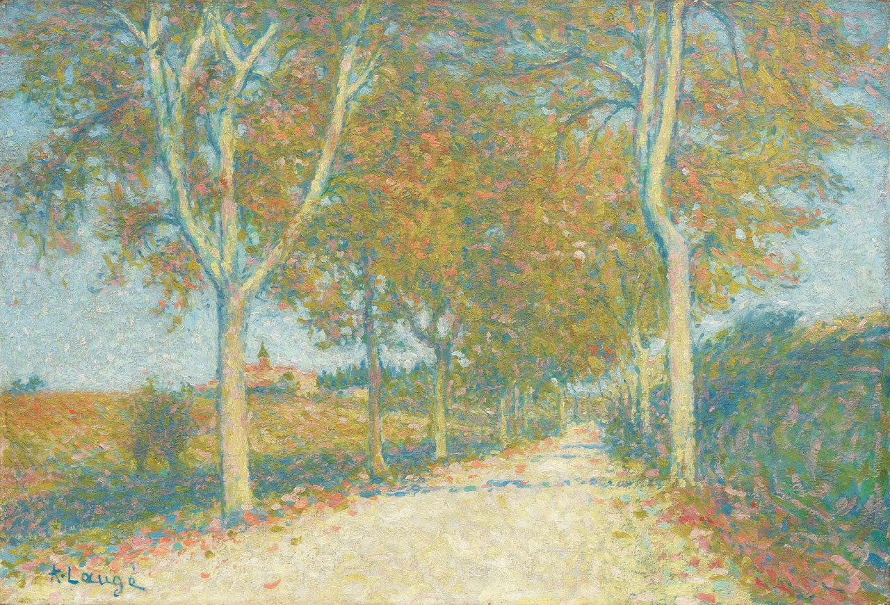 Paysage d"automne by Achille Laugé