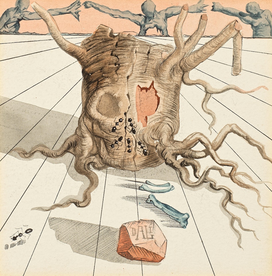 Tronc - Homo suberis by Salvador Dali