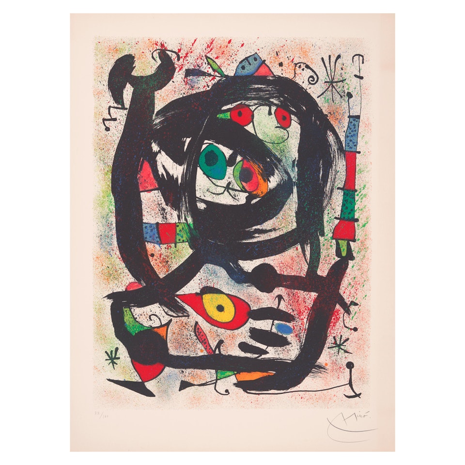 Los Angeles County Museum of Art (Mourlot 623) by Joan Miró