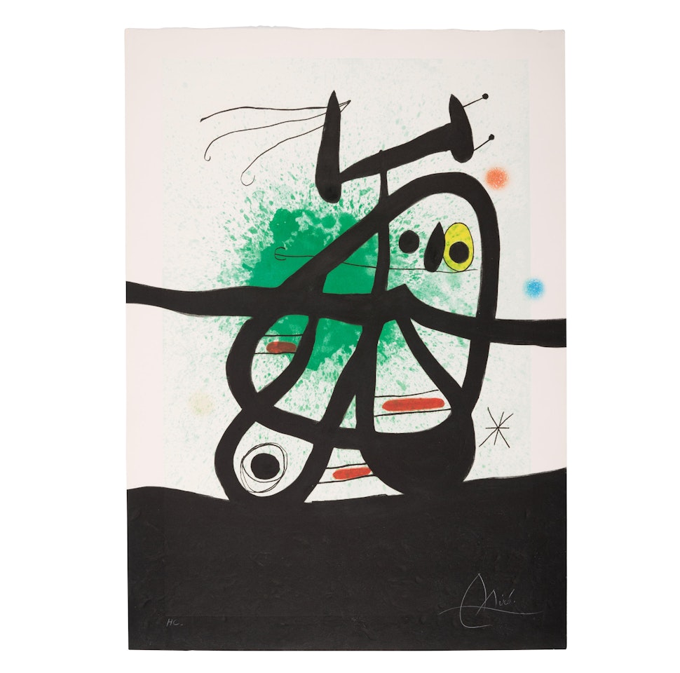 L"Oiseau Mongol (Dupin 513) by Joan Miró
