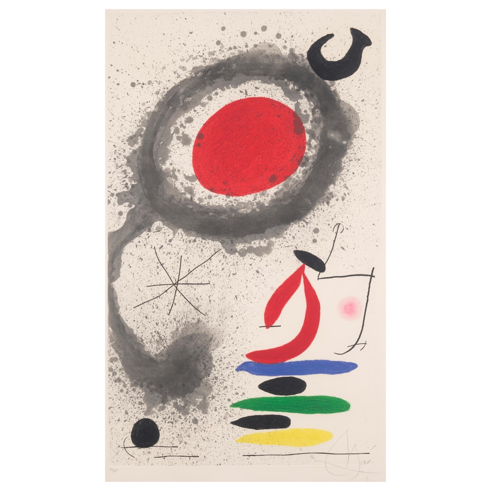 Le Soleil Ébouillanté (Dupin 518) by Joan Miró