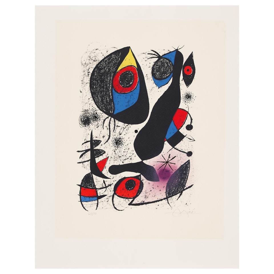 Miró à l"Encre (Mourlot 837) by Joan Miró