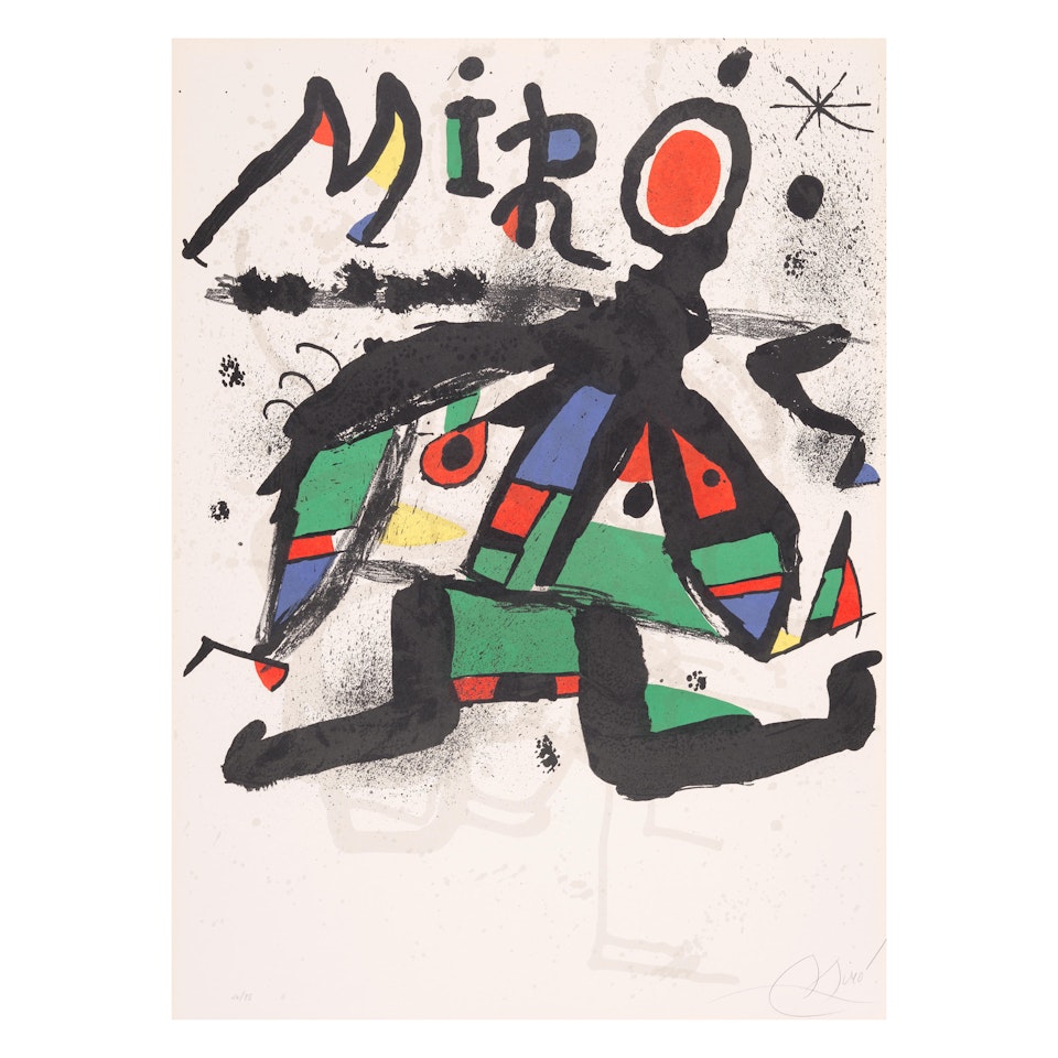Poster for the Exhibition "Miró" Galerie Maeght, Paris (Mourlot 1171) by Joan Miró