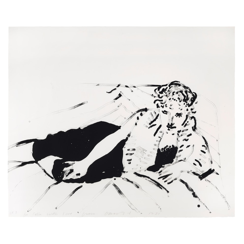 Big Celia Print #1 (MCAT 252, Gemini 980) by David Hockney