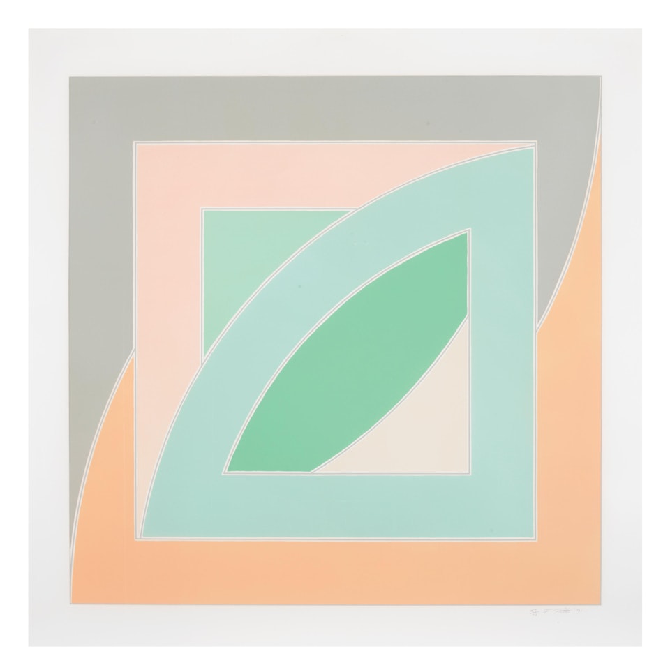 River of Ponds IV, Newfoundland Series (Axsom 53, Gemini 273) by Frank Stella