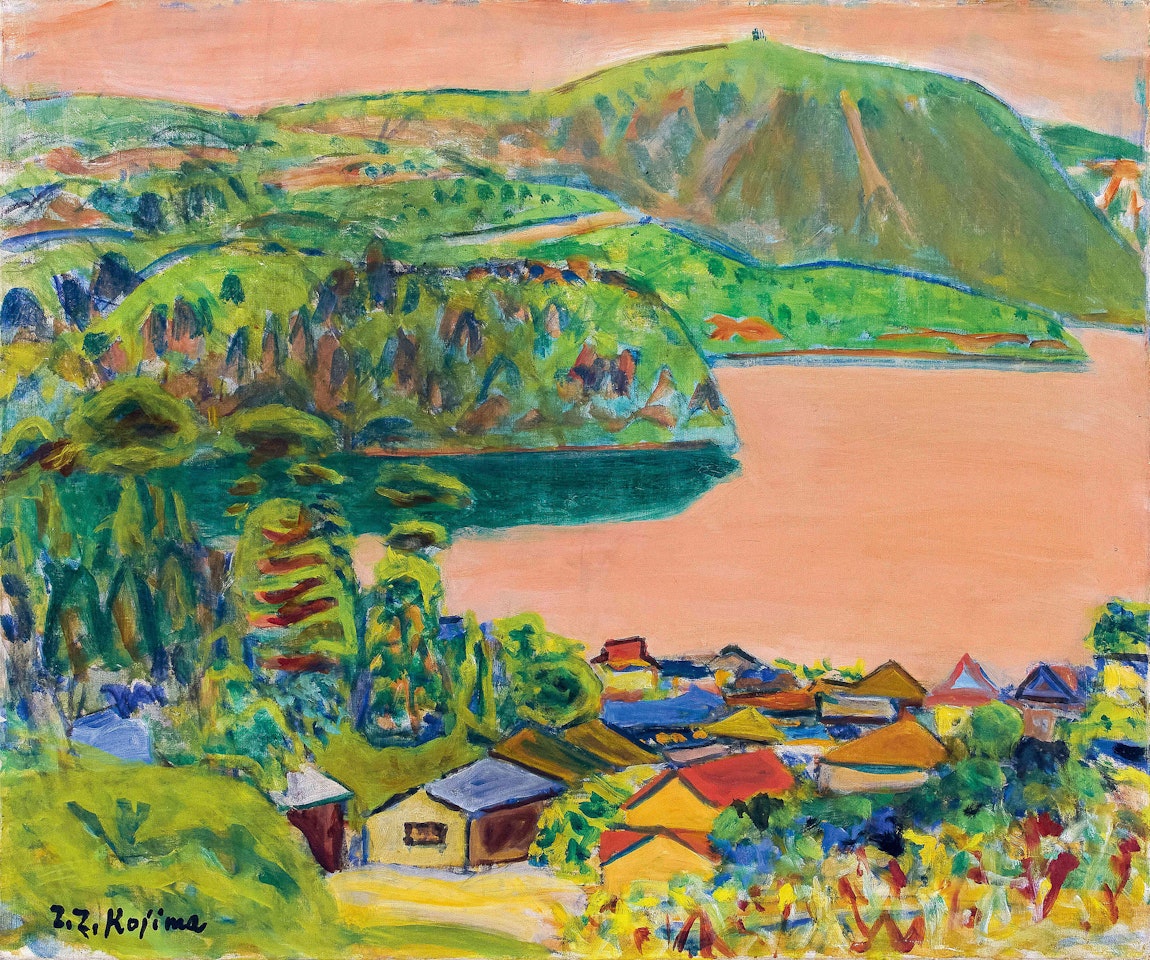 Lake Ashi, Hakone by Zenzaburo Kojima