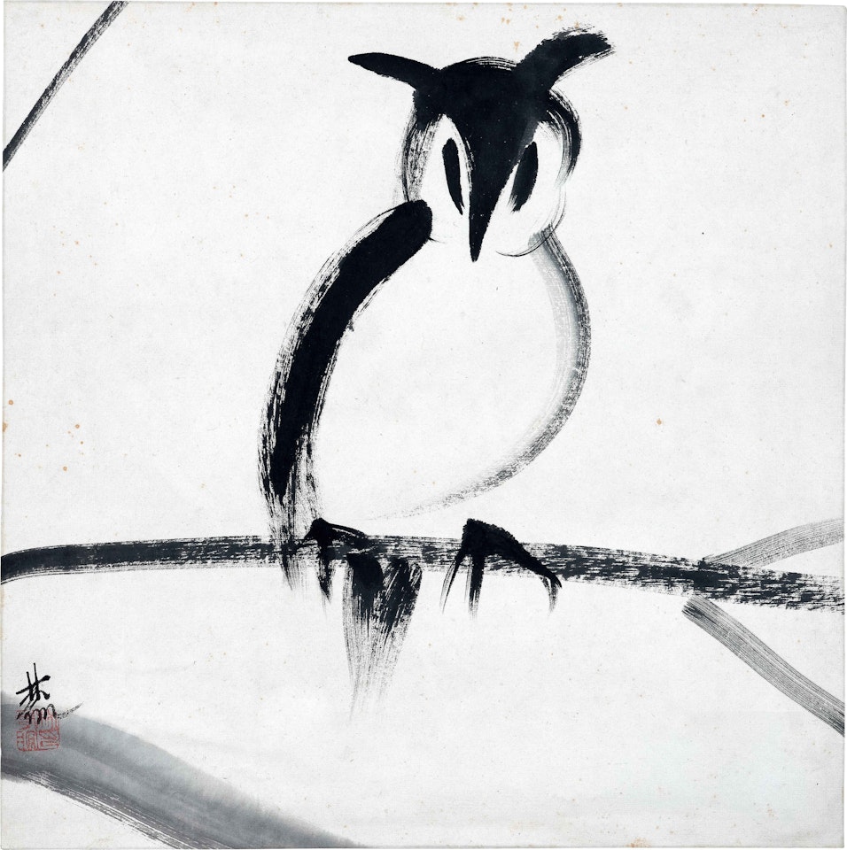 Owl by Lin Fengmian
