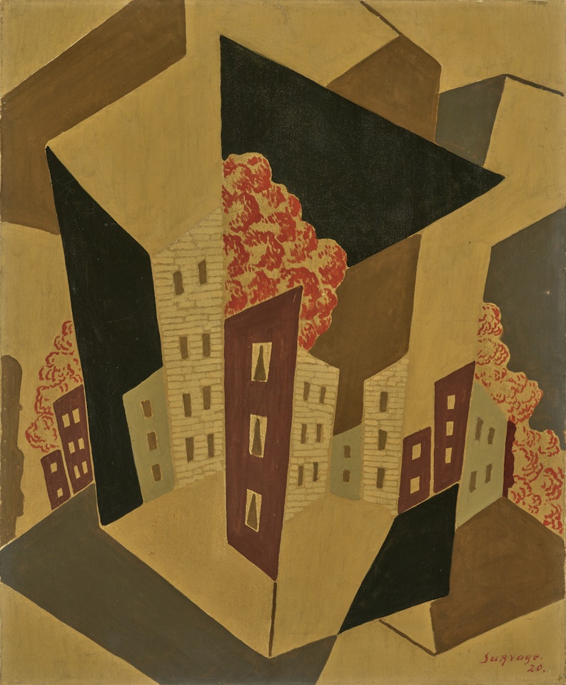 La Ville by Leopold Survage