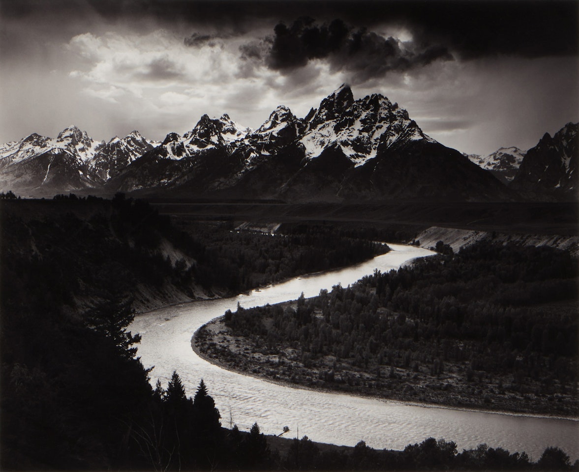 "The Tetons and the Snake River, Grand Teton National Park, Wyoming" by Ansel Adams