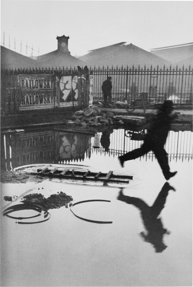 Behind the Gare Saint-Lazare, Paris by Henri Cartier-Bresson
