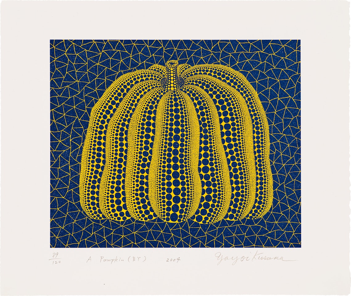 A Pumpkin (BY) (K. 318) by Yayoi Kusama