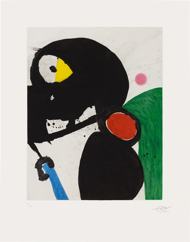 La mangeuse de crabes (The Woman Crab-Eater), from People of the Sea (D. 1276) by Joan Miró
